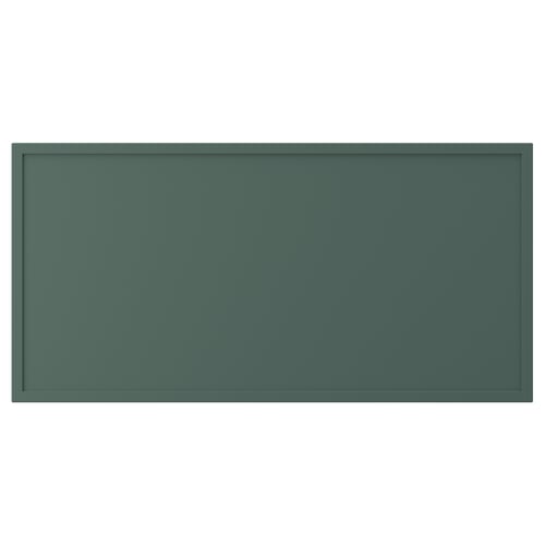 ASPUDDEN Drawer front, dark gray-green, 30x15 "
