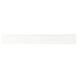 ASPUDDEN: white cabinet with plastic edging and foil, rectangular shape.
