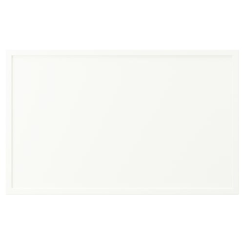 Image shows an ASPUDDEN cabinet in white, rectangular, with plastic edges and a simple design.