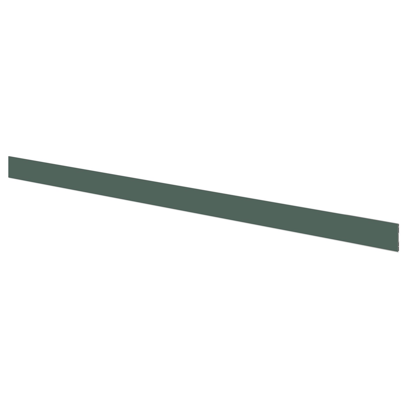 ASPUDDEN Toekick - dark gray-green 84x4 1/2 "