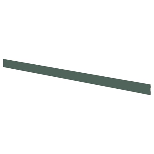 ASPUDDEN Toekick, dark gray-green, 84x4 1/2 "