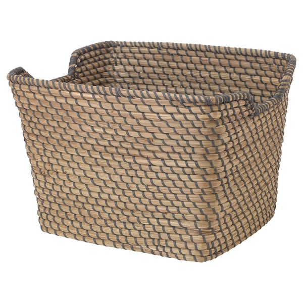 Een zekere schuld kapok ÅSUNDEN Basket, dark gray, 11 ¾x14 ¼x9 ¾" - IKEA