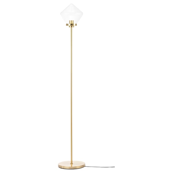 Atersken Floor Lamp With Led Bulb Clear Glass Ikea