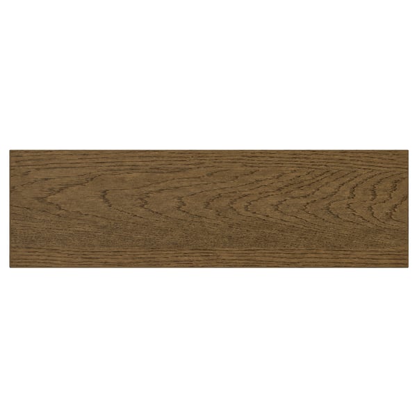 AURDAL Drawer front, brown stained oak veneer, 22x6 1/2 "