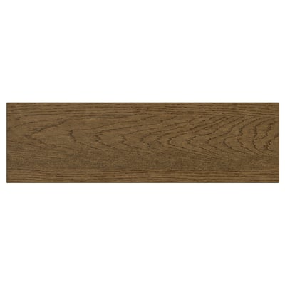AURDAL Drawer front, brown stained oak veneer, 22x6 1/2 "