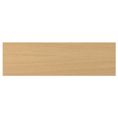 AURDAL Drawer front, oak veneer, 22x6 1/2 "