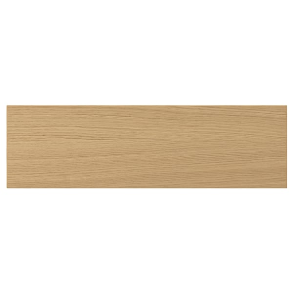 AURDAL Drawer front, oak veneer, 22x6 1/2 "