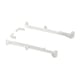 AURDAL Pull-out rail for baskets, white, 14 3/4 "