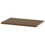 AURDAL Shelf, brown stained oak veneer, 22 1/4x15 3/4 "