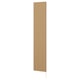 AURDAL Side panel with leg, oak veneer, 15 3/4x87 "