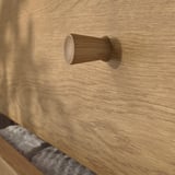 AURDAL / TONSTAD Bedroom furniture, set of 2, oak veneer/white