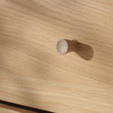 AURDAL Wardrobe combination, oak veneer/white, 49 1/4x15 3/4x87 "