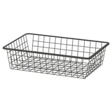 AURDAL Wire basket, dark gray, 22 1/4 "