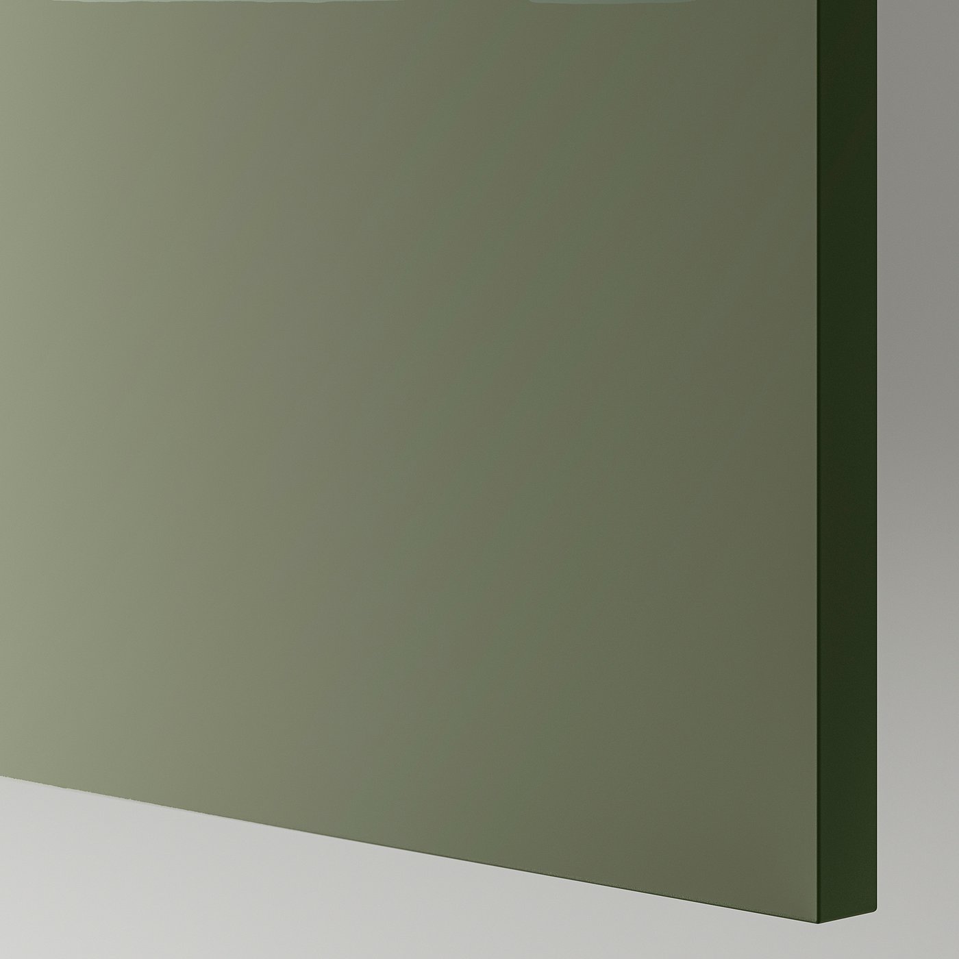 AXSTAD cover panel, gray-green, 25x80