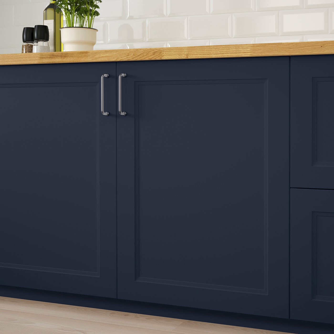 AXSTAD Cover panel, matte blue, 15x421/2 - IKEA