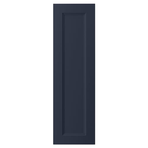 AXSTAD dark blue kitchen door, rectangular shape, modern design with inset panel.