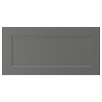 AXSTAD Drawer front, dark gray, 30x15 "