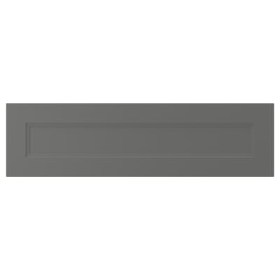 AXSTAD Drawer front, dark gray, 36x10 "