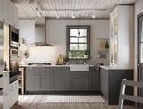 AXSTAD Drawer front, dark gray, 36x10 "
