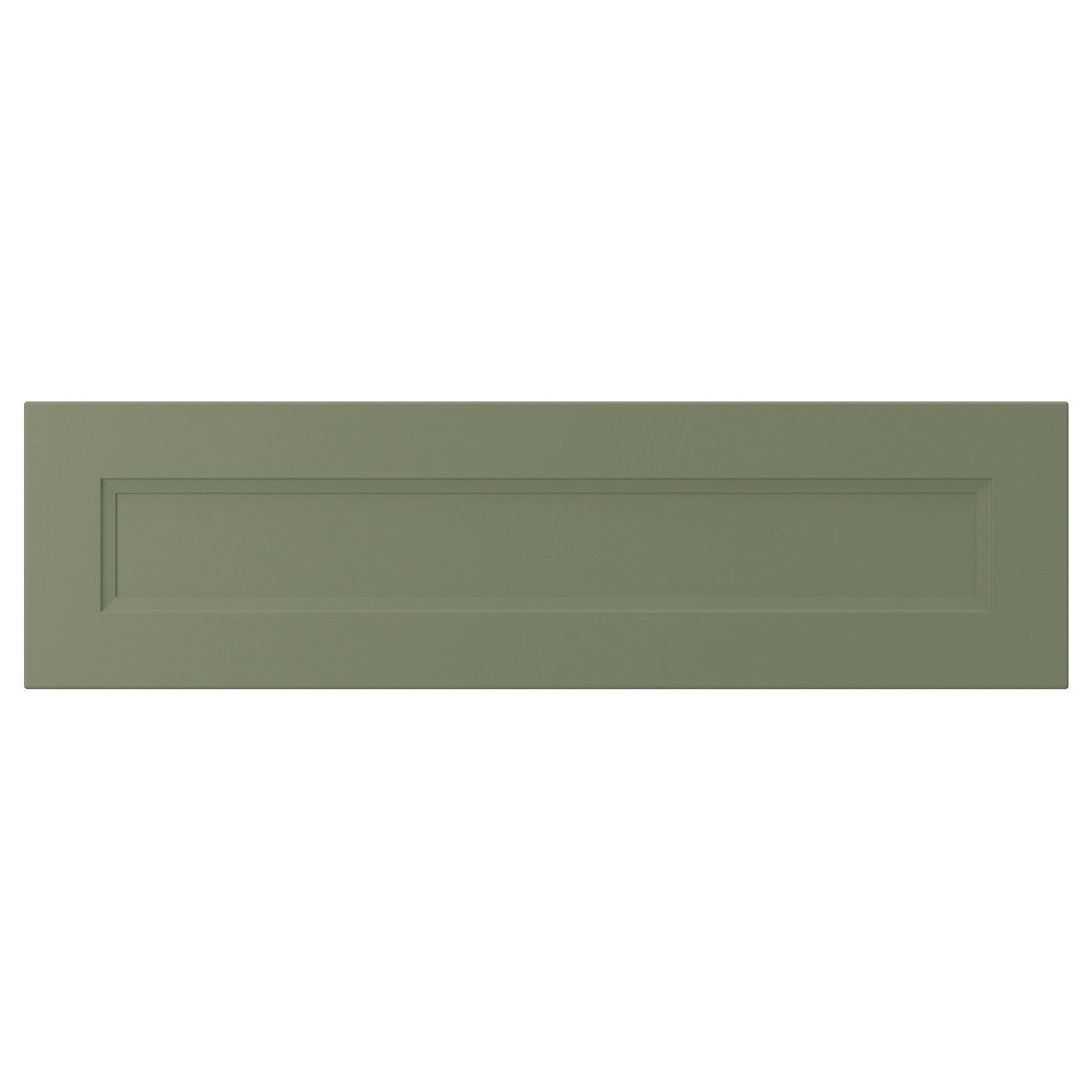 AXSTAD drawer front, gray-green, 36x10