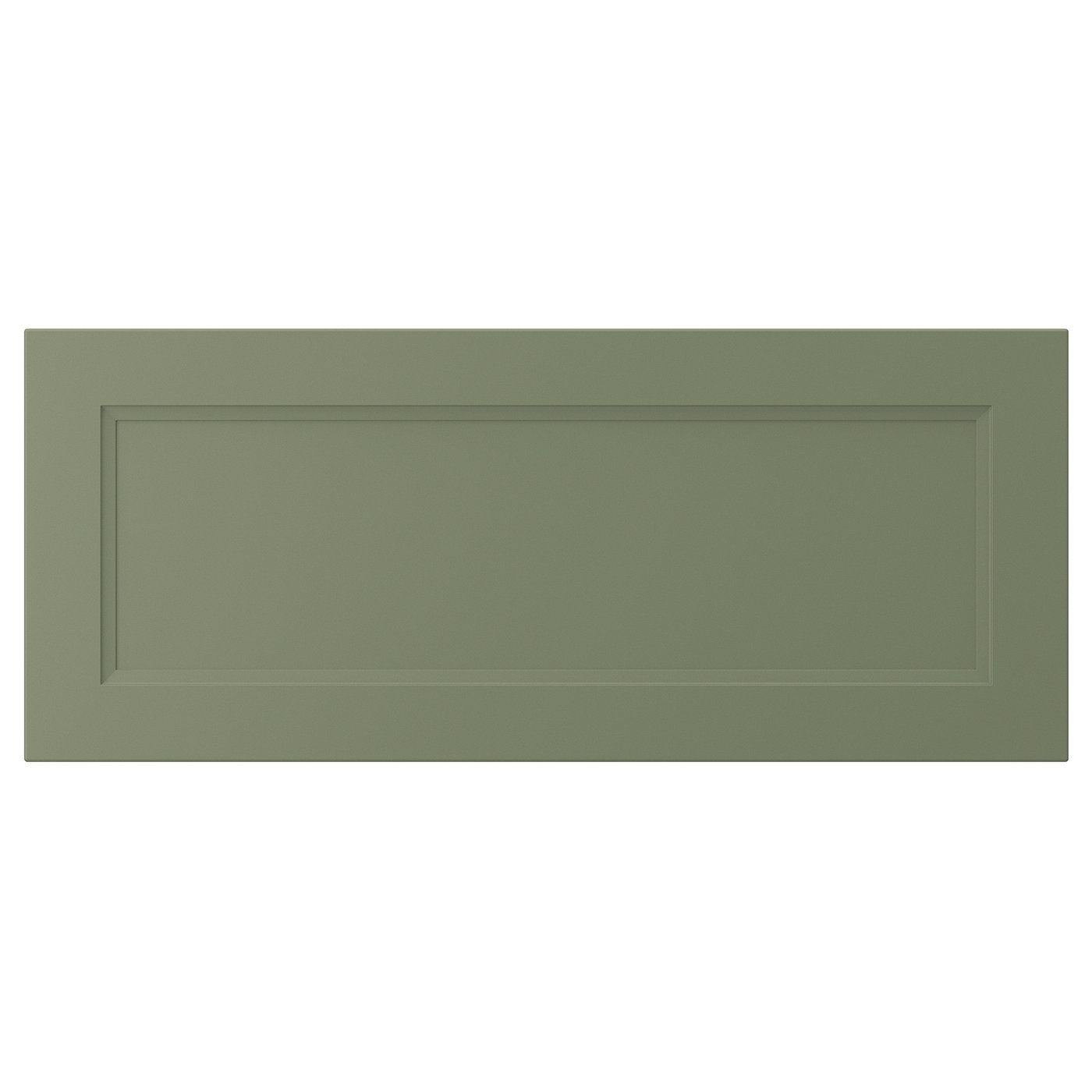 AXSTAD drawer front, gray-green, 36x15