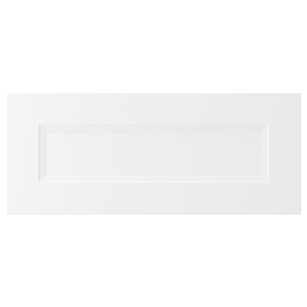 AXSTAD Drawer front, matte white, 24x10 "