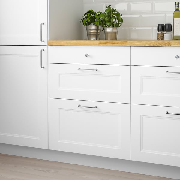 AXSTAD Drawer front, matte white, 36x15 "
