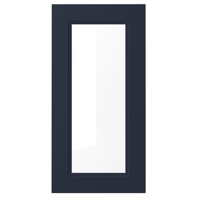 AXSTAD Glass door, matte blue, 15x30 "