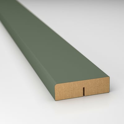 Green kitchen mat, quality craftsmanship.