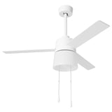 BACKLAG / BRUNALGER Ceiling fan w extension downrod, white