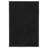BACKMÅRA Bath mat, black, 16x24 "