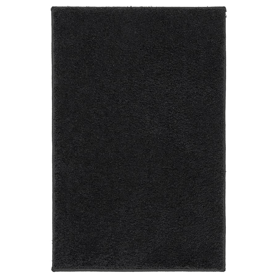 BACKMÅRA bath mat, black, 16x24" - IKEA
