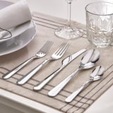 BÄCKÖRING 20-piece flatware set, stainless steel