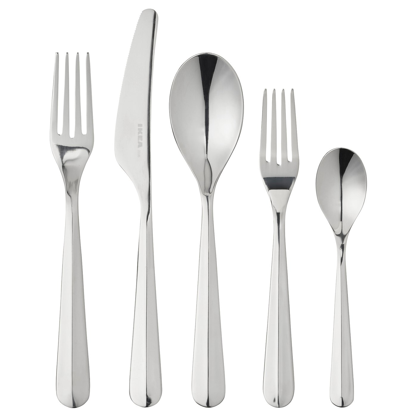 IKEA - BÄCKÖRING 20-piece flatware set, stainless steel