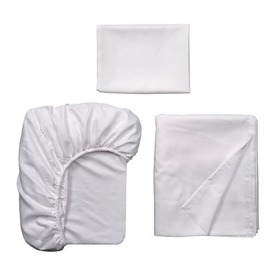 BÄRGLIM Sheet set, white, Twin