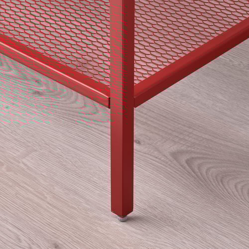 BAGGEBO Shelf unit, red, 235/8x113/4x311/2" - IKEA