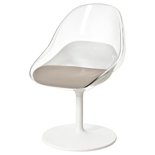 BALTSAR Swivel chair, white
