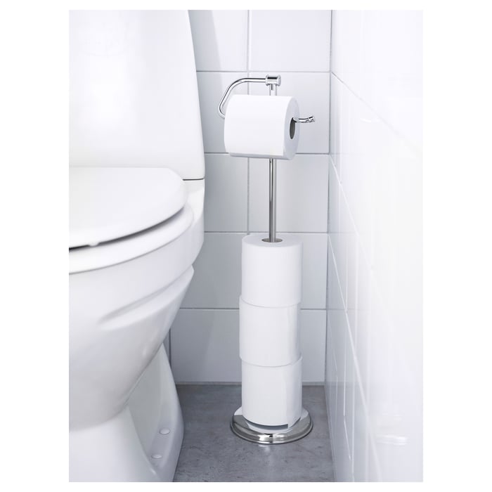 BALUNGEN Toilet roll holder, chrome plated - IKEA US