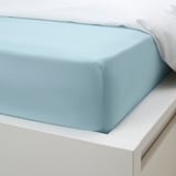 BANDPALPMAL Sheet set, light blue, Queen