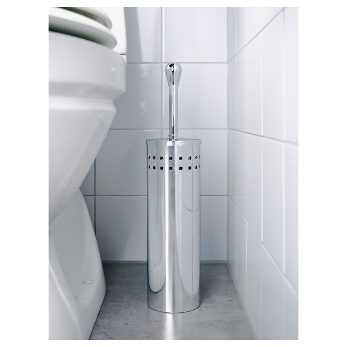 BAREN toilet brush, stainless steel IKEA