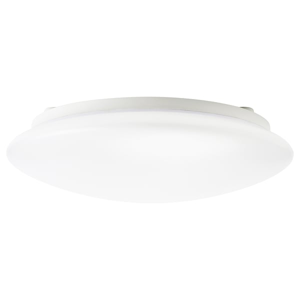 Ale Makkelijk te begrijpen parallel BARLAST LED ceiling/wall lamp, white, 10" - IKEA