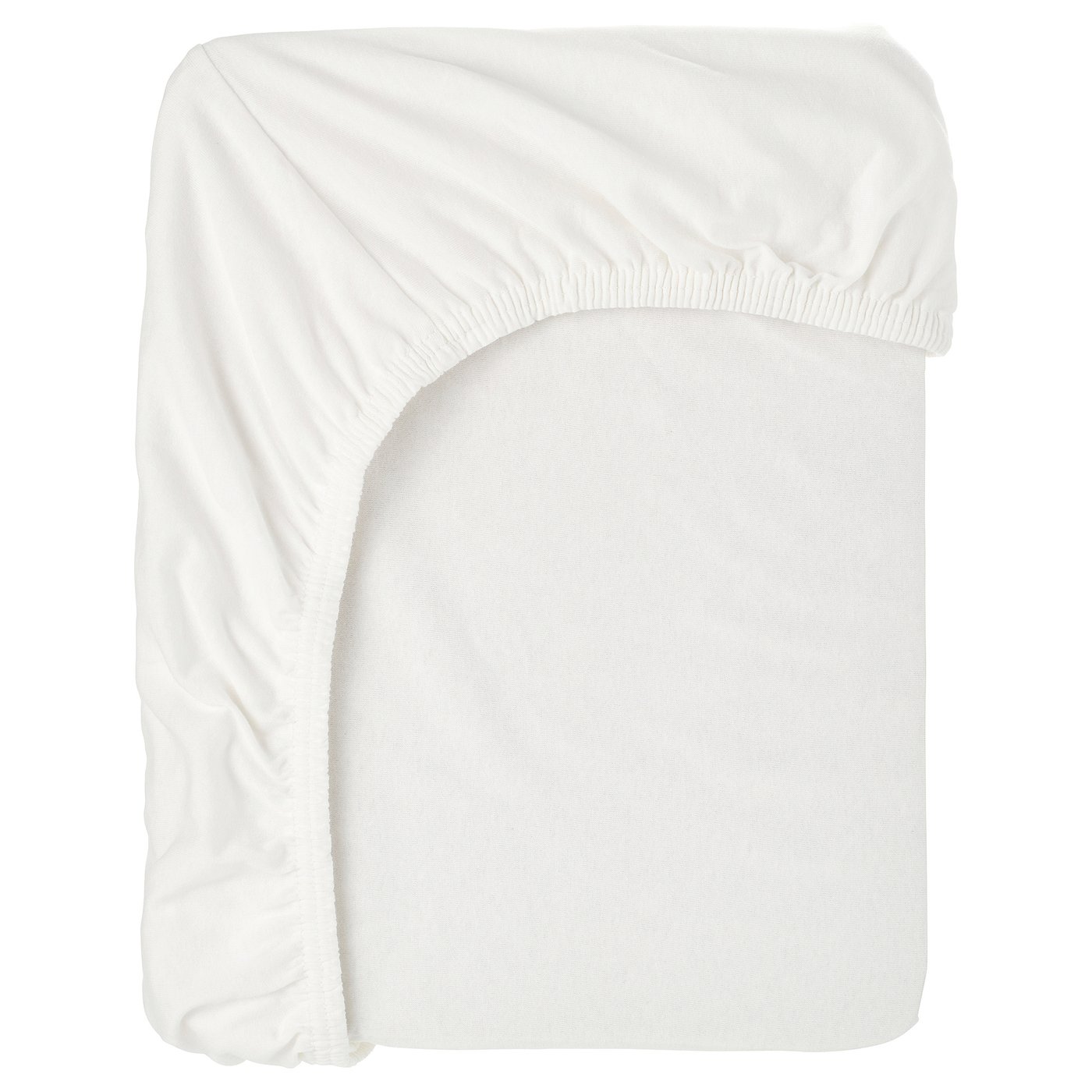 Fitted Sheet For Extendable Bed, White