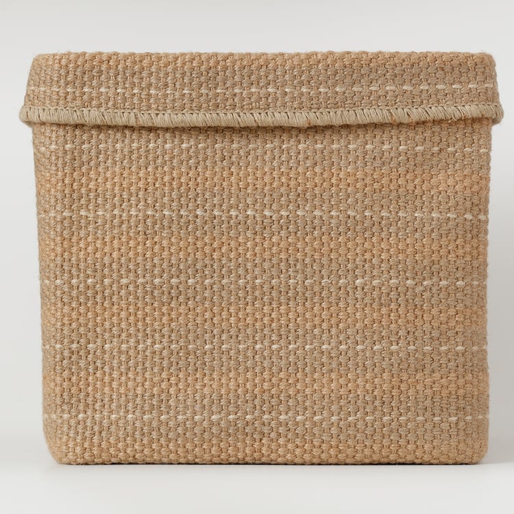 BASSÄNG basket, jute/natural, 11 ¾x11 ¾x13 ¾" IKEA