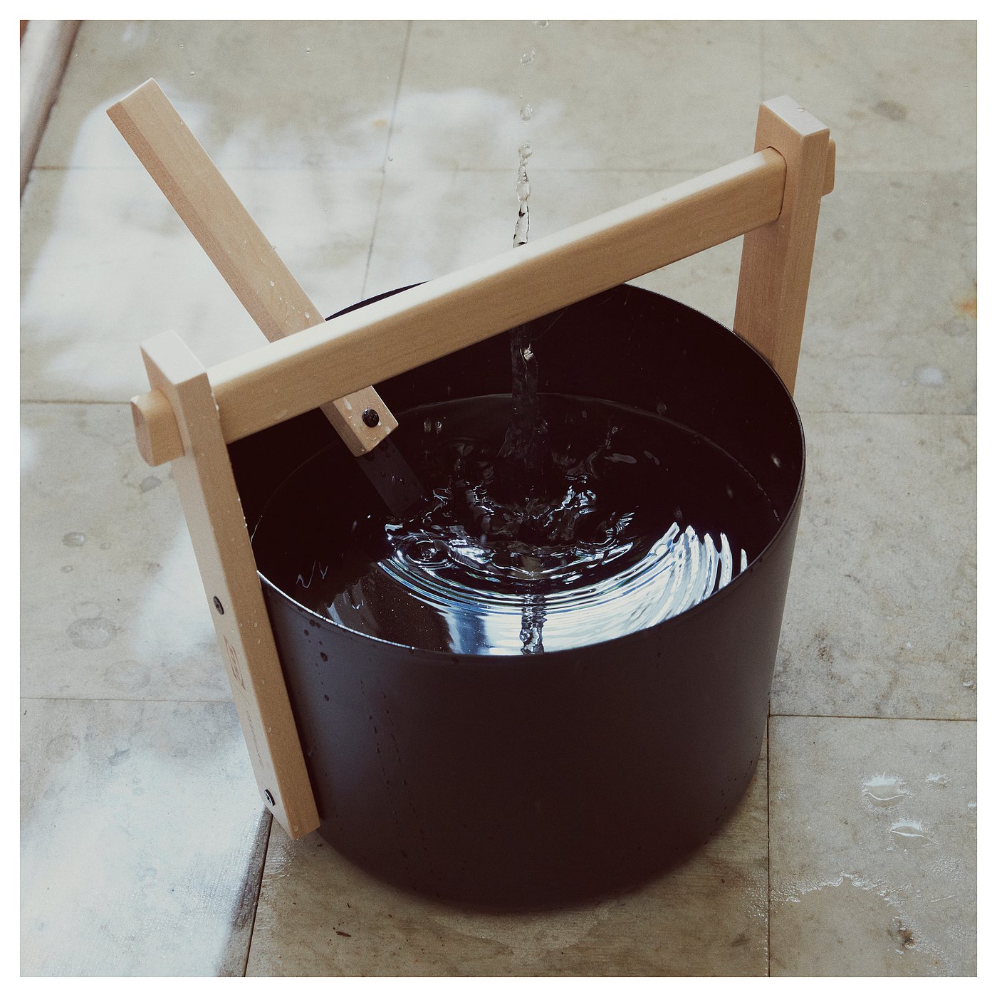 SAUNA BUCKET & LADLEサウナバケツ＆ラドルAMBERオリジナル