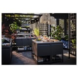 BÅTSKÄR Shelf unit for sink, outdoor/dark gray, 47 1/4x23 5/8 "