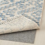 BEFODRAN Rug, high pile, light blue/handmade, 5 ' 3 "x7 ' 7 "