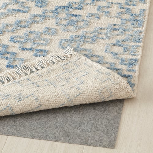 BEFODRAN rug, high pile, light blue/handmade, 5'3"x7'7" IKEA