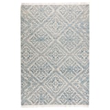 BEFODRAN Rug, high pile, light blue/handmade, 5 ' 3 "x7 ' 7 "