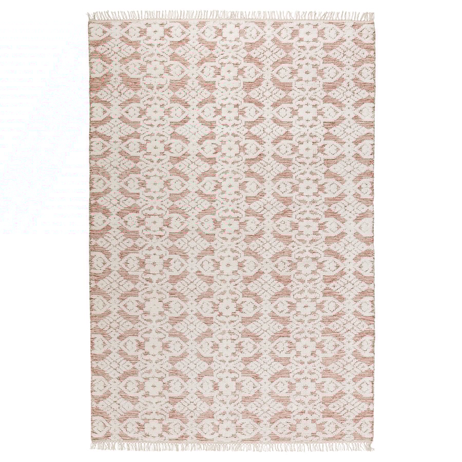 BEFODRAN rug, high pile, redpink/handmade, 5'3"x7'7" IKEA