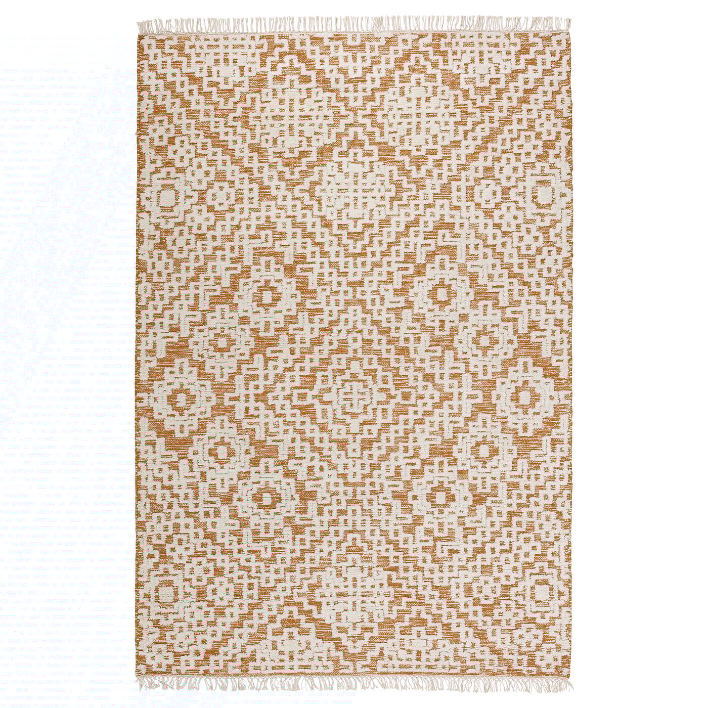 BEFODRAN rug, high pile, yellow/handmade, 5'3"x7'7" IKEA